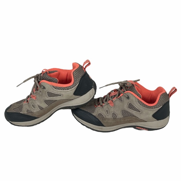 Merrell Athletic Shoes, Gray, Orange, 7 - Picture 5 of 11